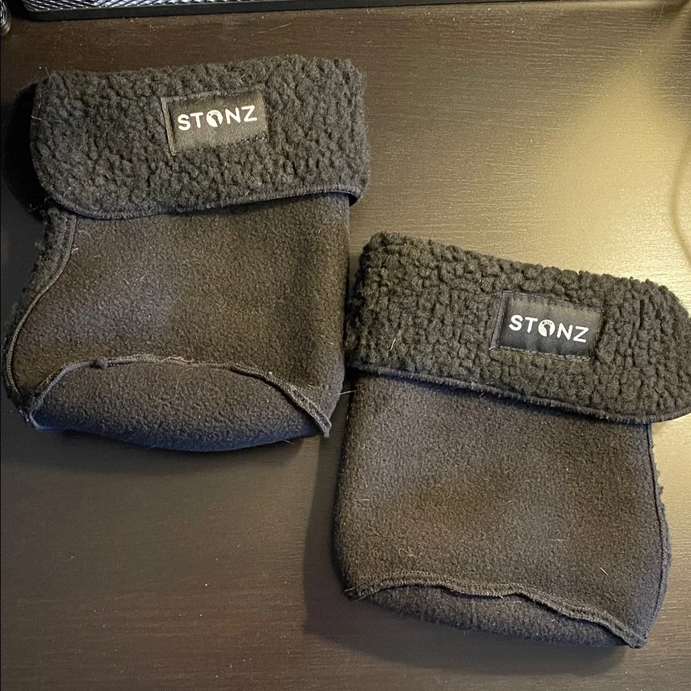 Stonz Pink Snow Toddler Booties with Black Fleece Inserts size 12 - 24 months
